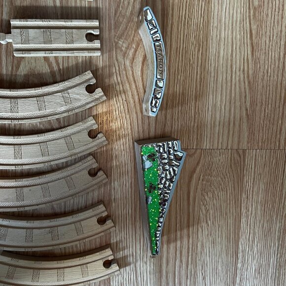 Thomas Train Wooden Railway Wood Track - Picture 5 of 7